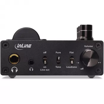 InLine AmpUSB-EQ, DAC de audio USB HiFi Hi-Res AUDIO DSD