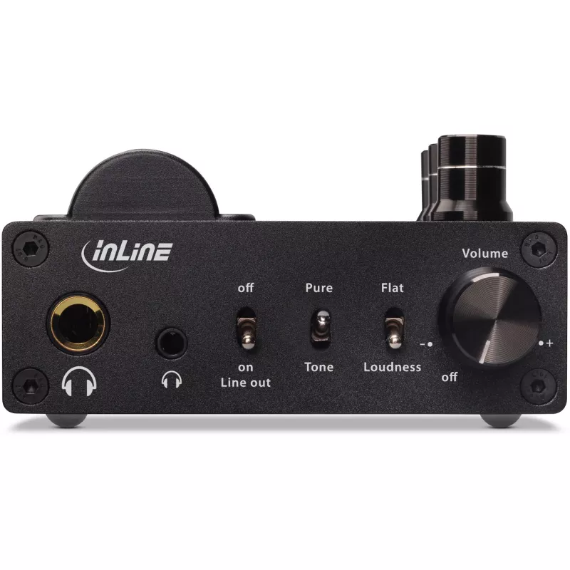 InLine AmpUSB-EQ, DAC de audio USB HiFi Hi-Res AUDIO DSD