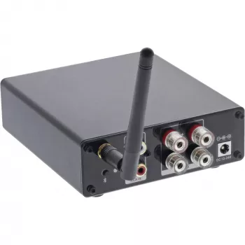 InLine Receptor de audio Bluetooth 5.3 con amplificador de 96 vatios