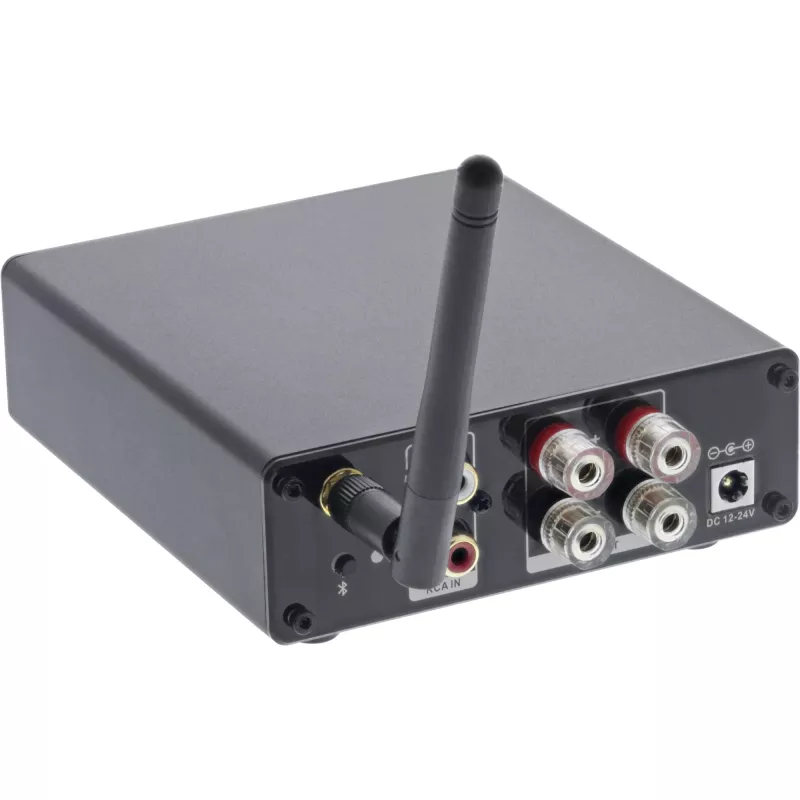 InLine Receptor de audio Bluetooth 5.3 con amplificador de 96 vatios