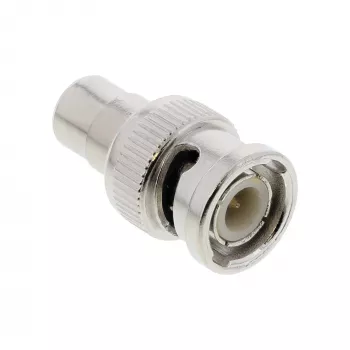 Adaptador de vídeo InLine 99321 conector RCA hembra a conector BNC macho