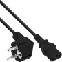 InLine B-16647F Cable de alimentación negro 0,3 m conector de red tipo F IEC C13