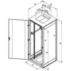 Rack autoportante Triton RMA-18-A66-CAX-N1 18U 800 kg gris