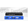 ATEN Conmutador KVMP de 2 puertos USB 4K HDMI doble pantalla (cables incluidos)