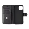 Funda cartera eSTUFF ES67110011-BULK para iPhone 17 Pro Max negra 3 compartimentos para tarjetas