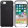 Funda de piel Apple MQGK2ZM/A para iPhone 8/7 Negro