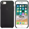 Funda de piel Apple MQGK2ZM/A para iPhone 8/7 Negro