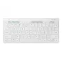 Samsung teclado para dispositivos móviles EJ-B3400BWGGDE blanco Bluetooth QWERTZ alemán pila AAA 280,4 × 127,4 × 15,4 mm