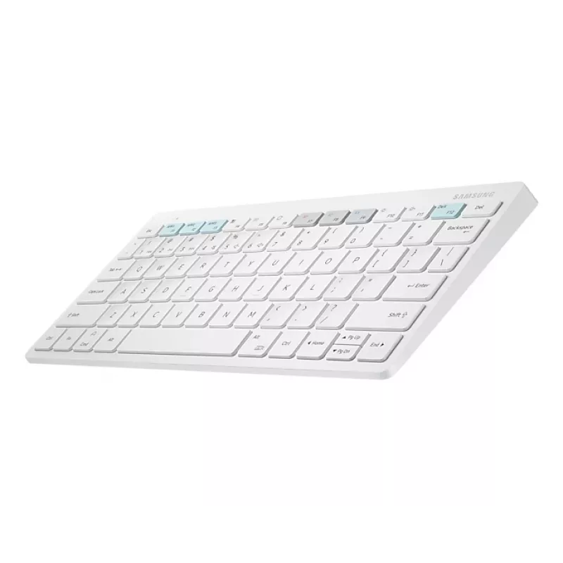 Samsung teclado para dispositivos móviles EJ-B3400BWGGDE blanco Bluetooth QWERTZ alemán pila AAA 280,4 × 127,4 × 15,4 mm
