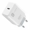 Cellularline Cargador USB-C de 20 W – iPhone 8 o posterior Cargador de red USB-C de 20 W para cargar el iPhone 8 y modelos posteriores a máxima velocidad
