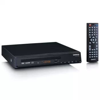 Reproductor DVD Lenco DVD-120 negro NTSC PAL 20-20000 Hz 90 dB