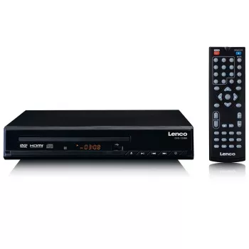 Reproductor DVD Lenco DVD-120 negro NTSC PAL 20-20000 Hz 90 dB