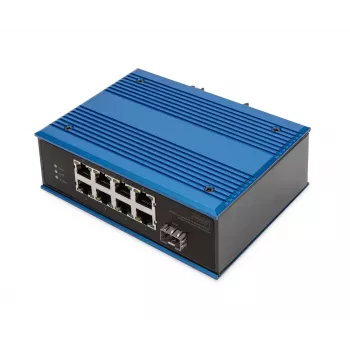 Switch no gestionado Digitus DN-651132 8 puertos Fast Ethernet 1 SFP Uplink