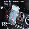 Cellularline Slide Fit - soporte universal para smartphone en coche con inserción fácil