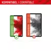 Cristal para tablet Displex (9H) para Samsung Galaxy Tab A11/A9, marco de montaje Eco, irrompible
