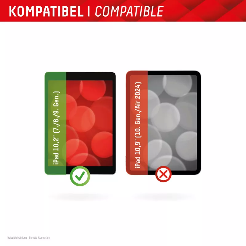 Filtro de privacidad de 2 direcciones extraíble Displex TABLET PRIVACY SAFE para iPad 10,2'' (7.ª/8.ª/9.ª gen.)