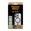 PanzerGlass® HardCase transparente con MagSafe negro y marco para iPhone 16 Pro