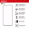 Displex Premium Displayschutzfolie (Full Cover, 10H) para Samsung Galaxy S22+/S23+, marco de montaje Eco, Full Cover