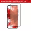 Displex Premium Displayschutzfolie (Full Cover, 10H) para Samsung Galaxy S22+/S23+, marco de montaje Eco, Full Cover