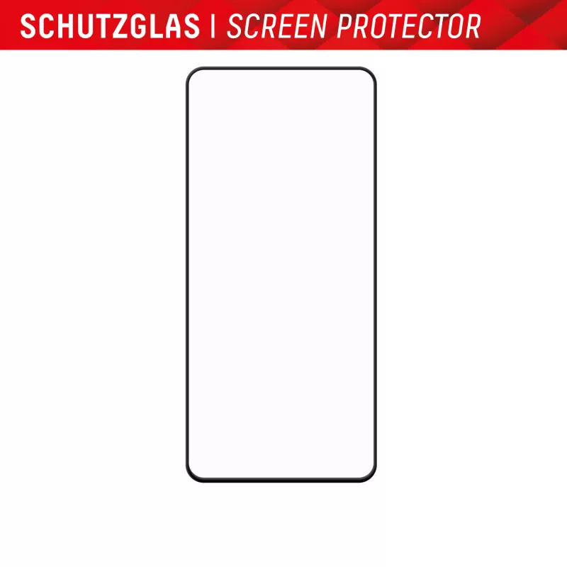 Displex Premium Displayschutzfolie (Full Cover, 10H) para Samsung Galaxy S22+/S23+, marco de montaje Eco, Full Cover