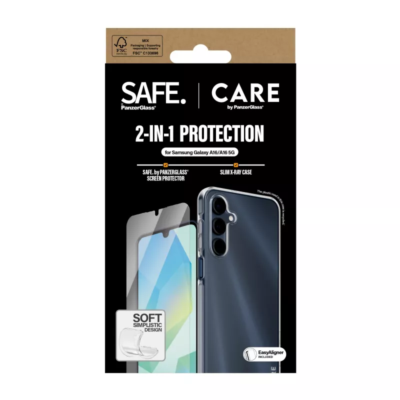 PanzerGlass CARE™ by ® Pack 2 en 1 Samsung Galaxy A16 4G | A16 5G