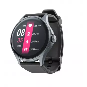 Cellularline ION PRO Round Smartwatch Bluetooth® con app, 3,51 cm (1,38 pulgadas), TFT, pantalla táctil, 0,00064 GB, 98 g