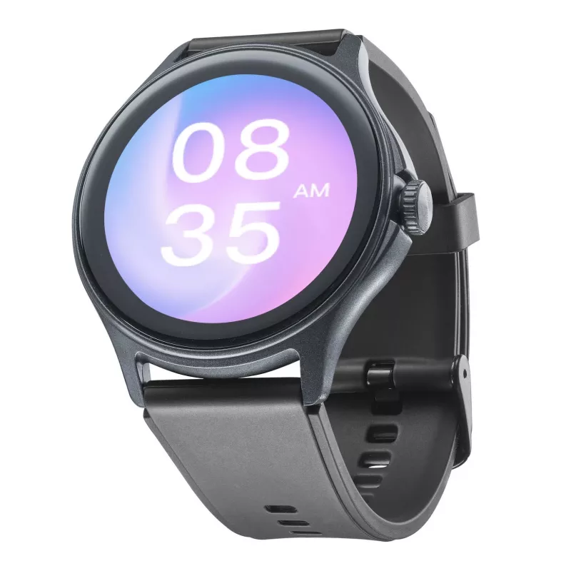 Cellularline ION PRO Round Smartwatch Bluetooth® con app, 3,51 cm (1,38 pulgadas), TFT, pantalla táctil, 0,00064 GB, 98 g