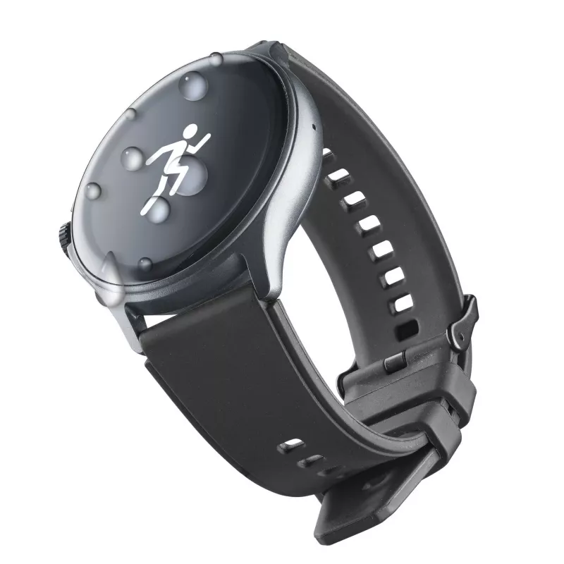 Cellularline ION PRO Round Smartwatch Bluetooth® con app, 3,51 cm (1,38 pulgadas), TFT, pantalla táctil, 0,00064 GB, 98 g