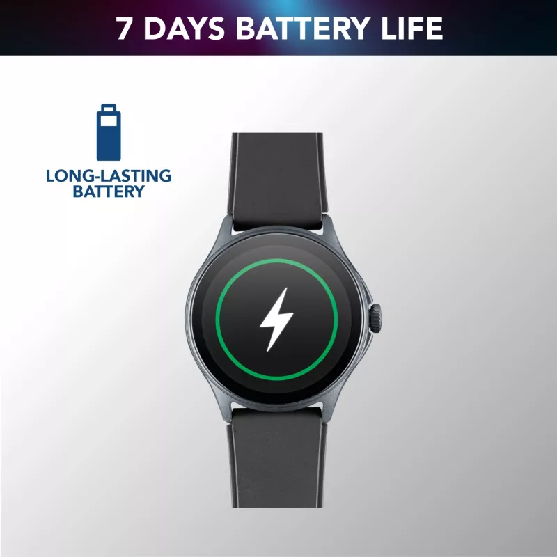 Cellularline ION PRO Round Smartwatch Bluetooth® con app, 3,51 cm (1,38 pulgadas), TFT, pantalla táctil, 0,00064 GB, 98 g