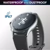 Cellularline ION PRO Round Smartwatch Bluetooth® con app, 3,51 cm (1,38 pulgadas), TFT, pantalla táctil, 0,00064 GB, 98 g