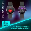 Cellularline ION PRO Round Smartwatch Bluetooth® con app, 3,51 cm (1,38 pulgadas), TFT, pantalla táctil, 0,00064 GB, 98 g