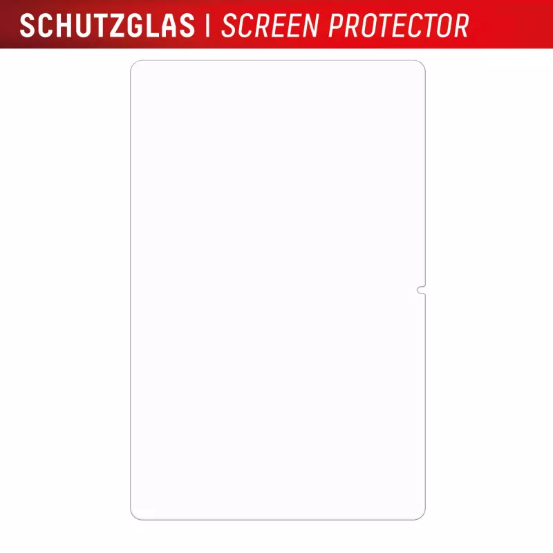 Protector de pantalla Displex Tablet Glass (9H) para Samsung Galaxy Tab S10 FE+, marco de montaje Eco, irrompible
