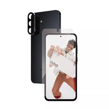 Pack 2 en 1 PanzerGlass SAFE. by ® Samsung Galaxy A56 5G resistente a arañazos y golpes