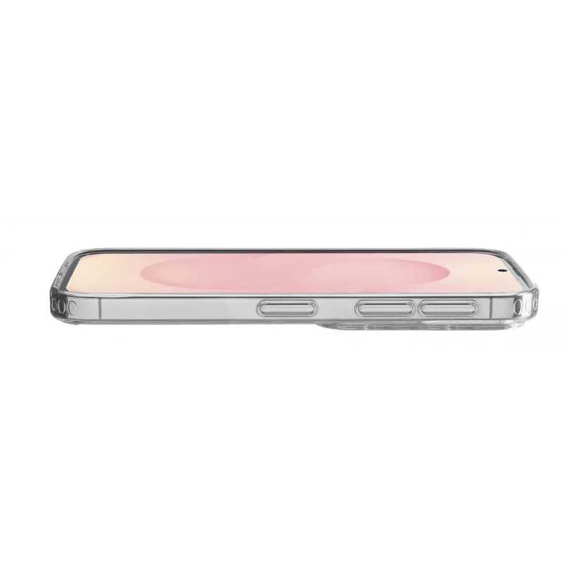 Cellularline Clear Strong – carcasa rígida para Galaxy S25 Edge con bordes de goma