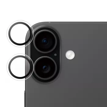 Protector de lente de cámara PanzerGlass SAFE para iPhone 17 16 16 Plus resistente a arañazos y golpes transparente