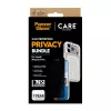 Funda con privacidad PanzerGlass para iPhone 17 Pro 3 en 1 — Serie CARE, protección de la vista, tapa de cámara integrada