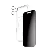 Funda con privacidad PanzerGlass para iPhone 17 Pro 3 en 1 — Serie CARE, protección de la vista, tapa de cámara integrada
