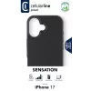 Cellularline Sensation - Funda de silicona ultrasuave para iPhone 17 con acabado soft-touch, perfecta para proteger cada detalle de tu iPhone 17 con elegancia y comodidad.