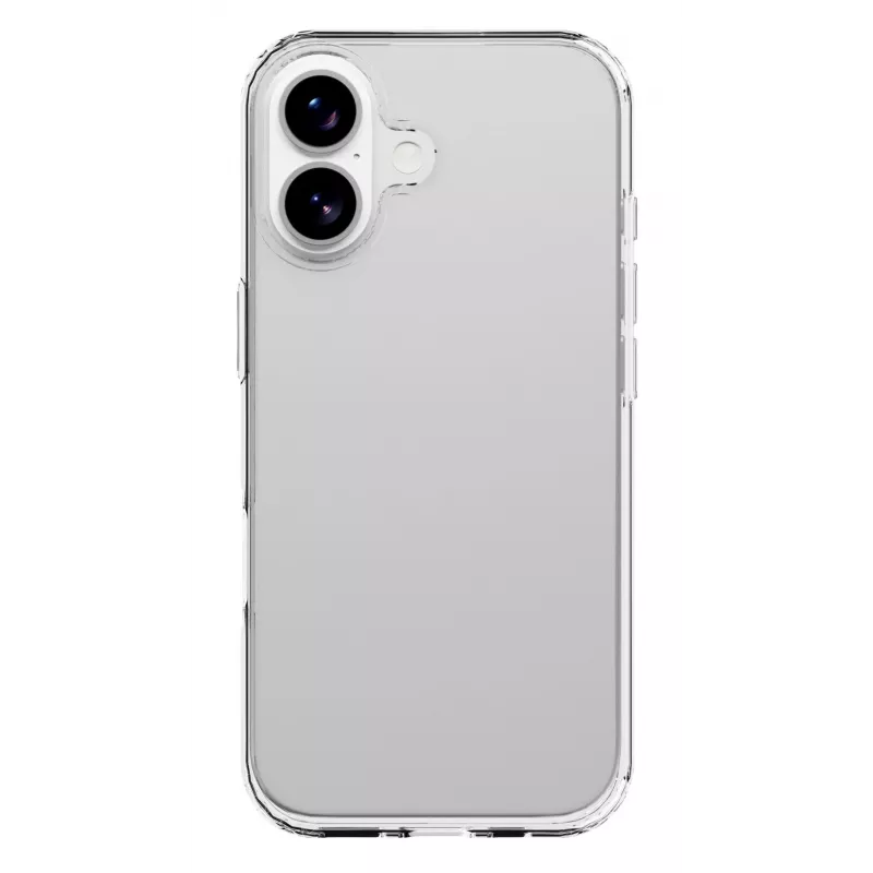 Cellularline Clear Protect – iPhone 17 Carcasa rígida con bordes de goma
