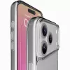 Cellularline Clear Protect - iPhone 17 Pro Max Carcasa rígida con bordes de goma