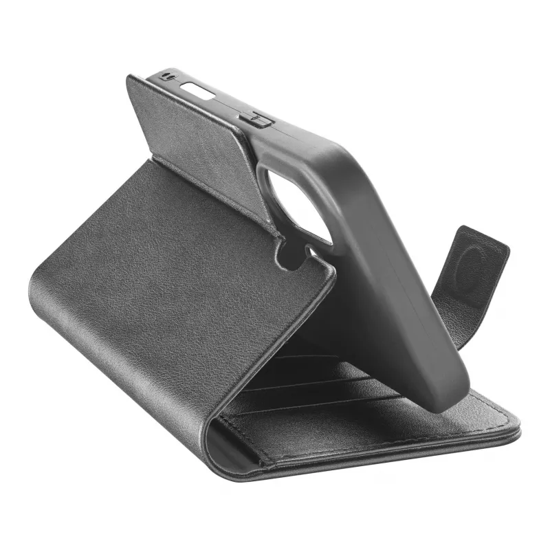 Cellularline Book Agenda – Funda tipo libro en piel sintética con cierre magnético para iPhone 17