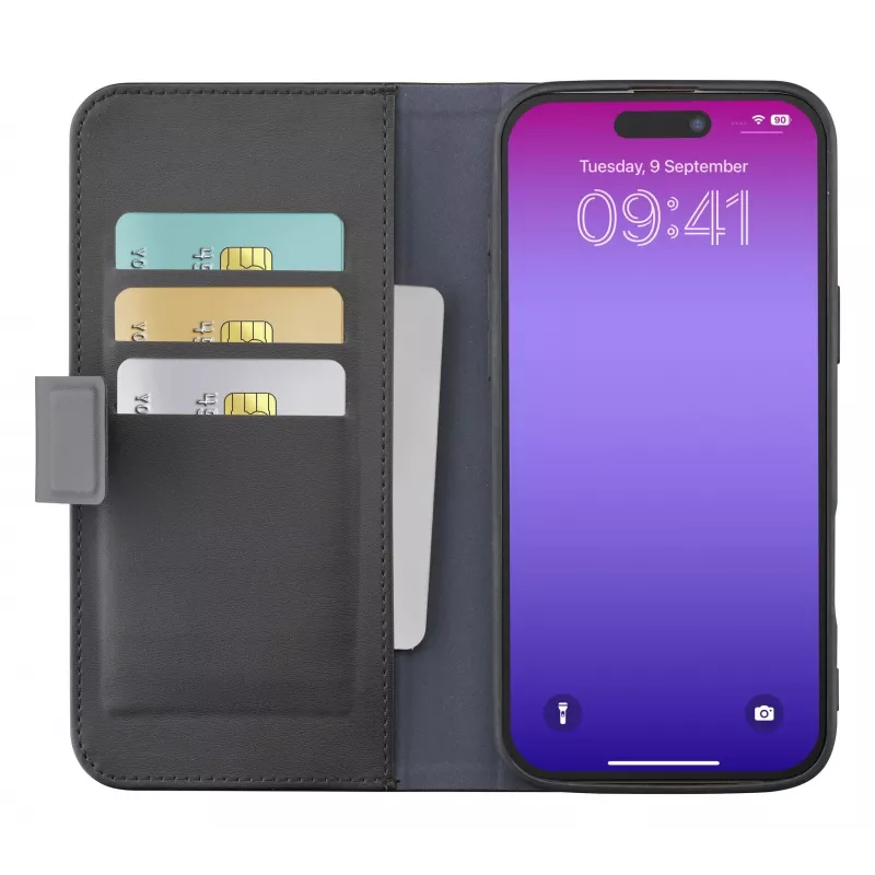 Cellularline Book Agenda – iPhone 17 Pro Funda tipo libro en piel sintética con cierre magnético