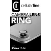 Cellularline Camera Lens Ring - iPhone Air Cristal templado para protección de la cámara
