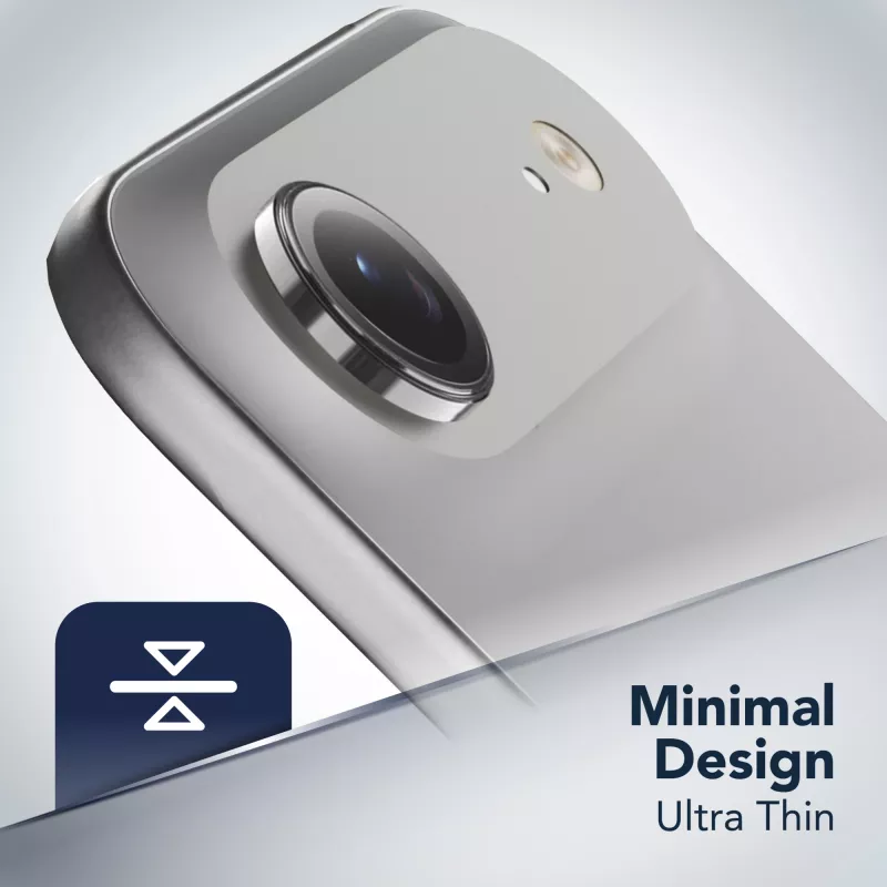 Cellularline Camera Lens Ring - iPhone Air Cristal templado para protección de la cámara
