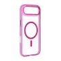 Cellularline Iconic Mag - iPhone Air Funda transparente con bordes de color, compatible con el ecosistema MagSafe