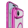 Cellularline Iconic Mag - iPhone Air Funda transparente con bordes de color, compatible con el ecosistema MagSafe