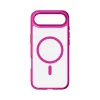 Cellularline Iconic Mag - iPhone Air Funda transparente con bordes de color, compatible con el ecosistema MagSafe