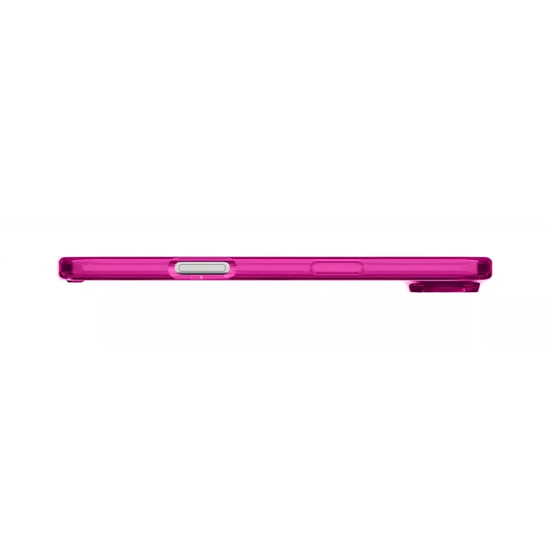 Cellularline Iconic Mag - iPhone Air Funda transparente con bordes de color, compatible con el ecosistema MagSafe