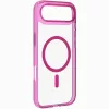 Cellularline Iconic Mag - iPhone Air Funda transparente con bordes de color, compatible con el ecosistema MagSafe