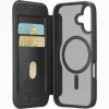 Cellularline Daily Mag - iPhone 17 Funda tipo libro con parte trasera rígida semitransparente, compatible con el ecosistema MagSafe®